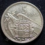 5 песет обр.1957 (73) Испания (кою1-010) 5 песет обр.1957 (73) Испания (кою1-010)